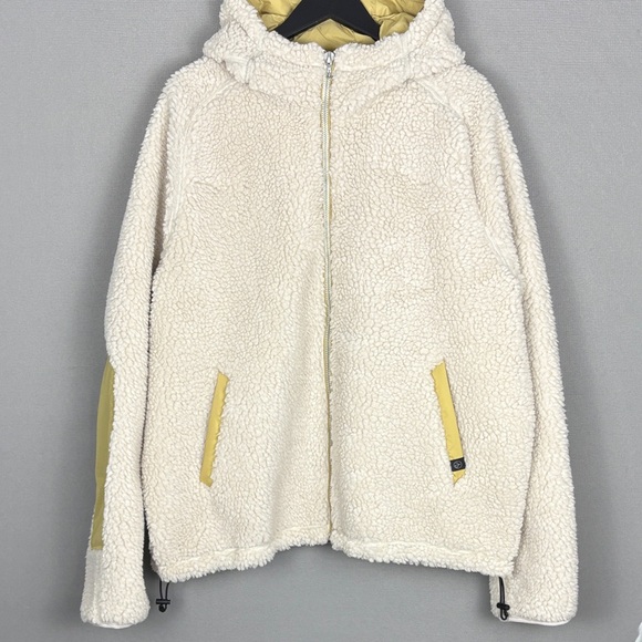 Rag & Bone Cream Sherpa Tactic Jacket with Tan Accents - Size XXL - Picture 1 of 12